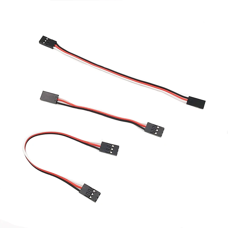 10pcs Servo Cable Male to Male Servo Extension Lead Cables RC Touch Wire 100mm 200MM 300MM 500MM for JR Futaba Helicopter RC Toy