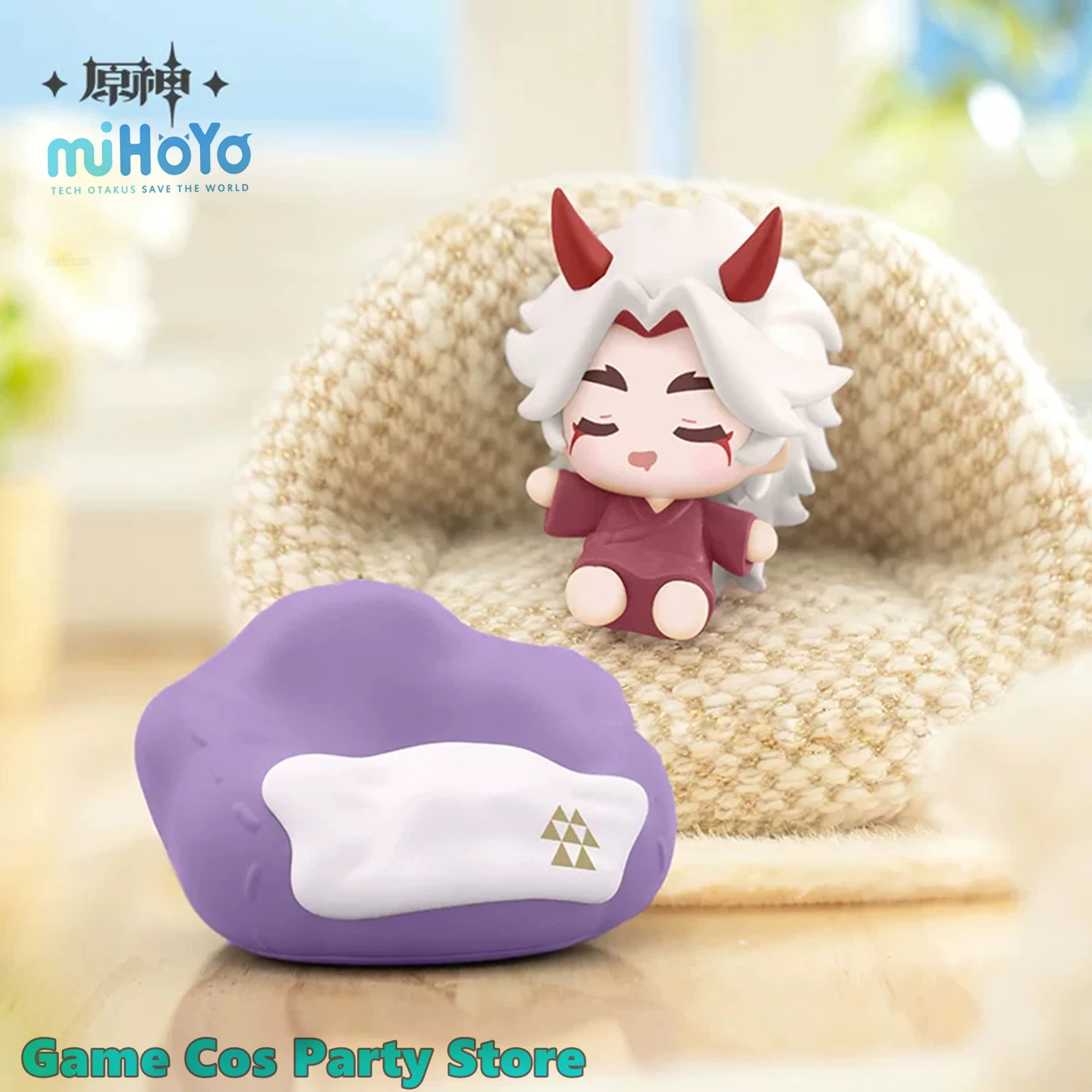 [Genuine] Genshin Impact [Sleep Soundly] Cartoon Mini Fridge Magnets Anime Cosplay Diy Accessories Lucky Ornaments Xmas Gifts