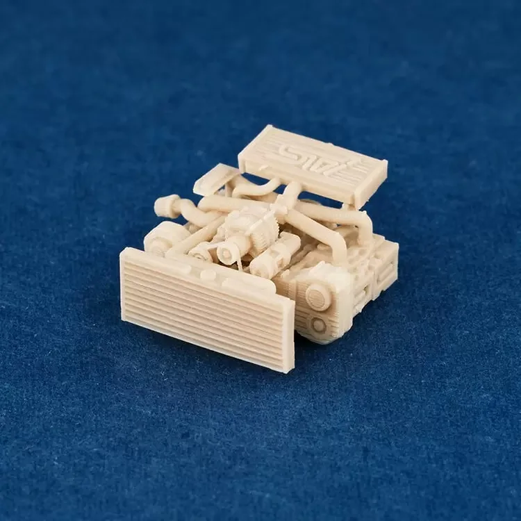 La colección de motores 1/64 es todos los productos de película blanca y se pueden pintar y hacer bricolaje por usted mismo.