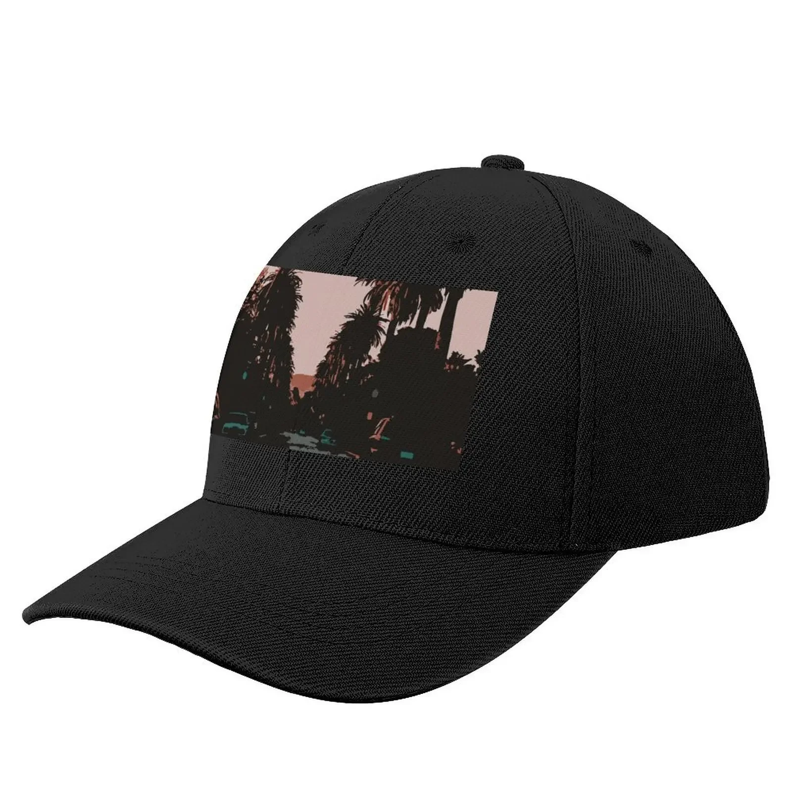 Pastel California - Palm Trees Baseball Cap birthday Luxury Cap Golf Wear Men Women's