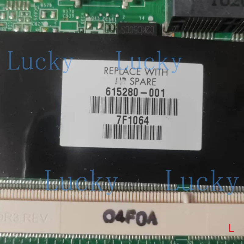 f   For HP DV6 DV6-3000 Laptop Motherboard 615280-001 DALX6MB6G1 REV:G
