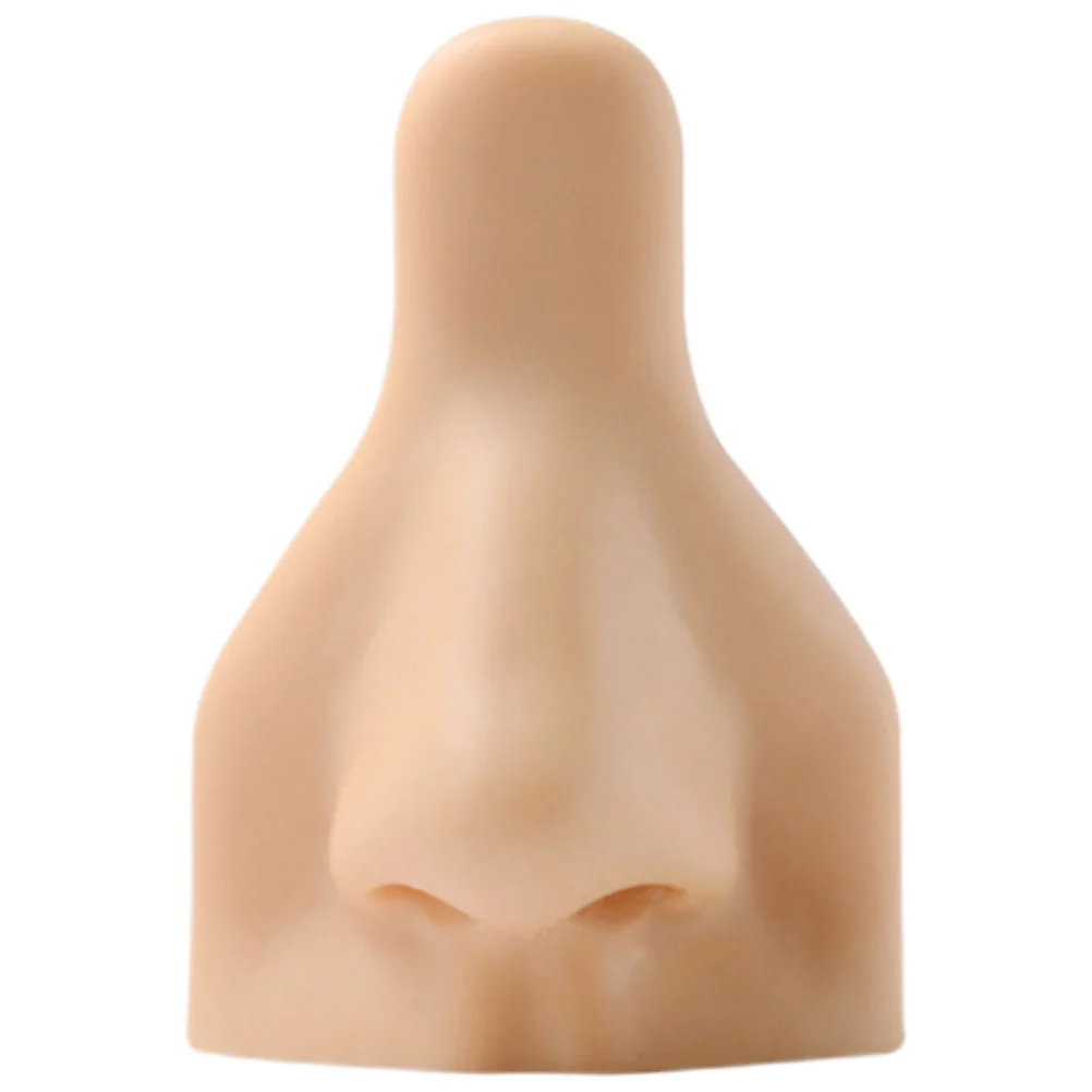 

Silicone Prosthetic Nose Flexible Body Part Training Face Model Piercing Practice Parts for Display Fake Mannequin Jewels