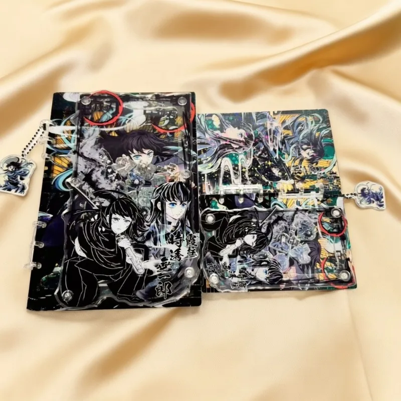 Acrylic Shake Book A5 A7 Demon Slayer Anime Diary Sticker Book DIY Writing Shorthand Portable Creative Stationery Friends Gift view 5