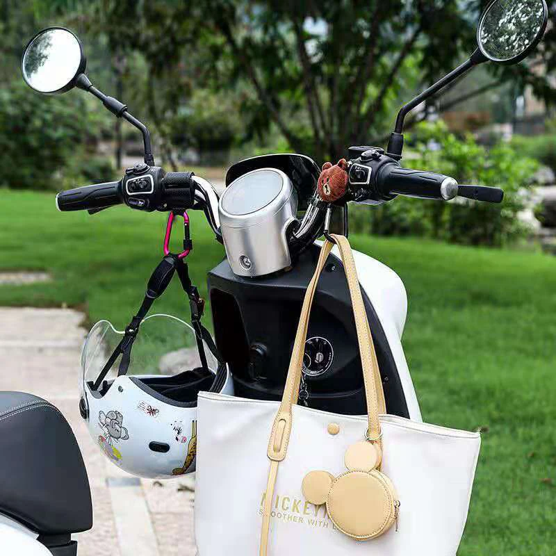 Multifunctional Hook for Bicycles Electric Vehicle Motorcycles Scooters Baby Carriages Hook Universal Free Punch Hooks