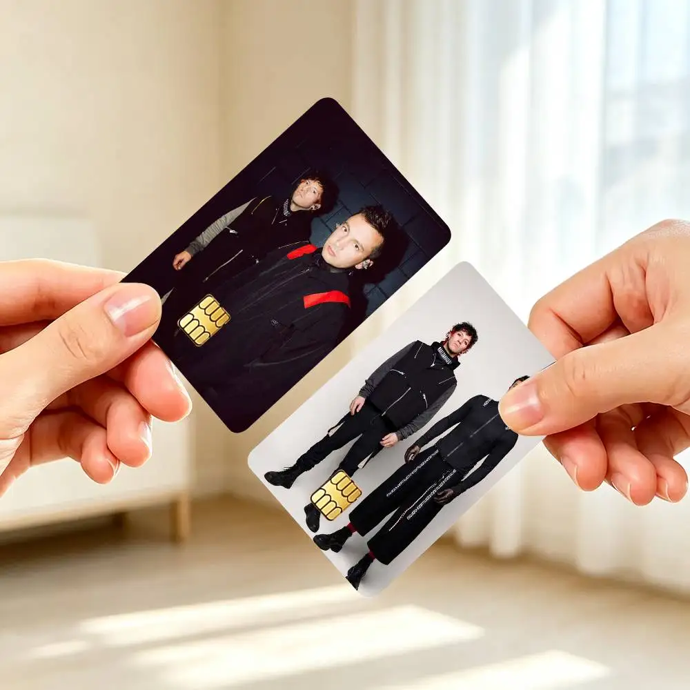 T-Twenty One Pilots Band  Credit Card HD Stickers Small Chip Waterproof Sticker Game Card Decal Gift