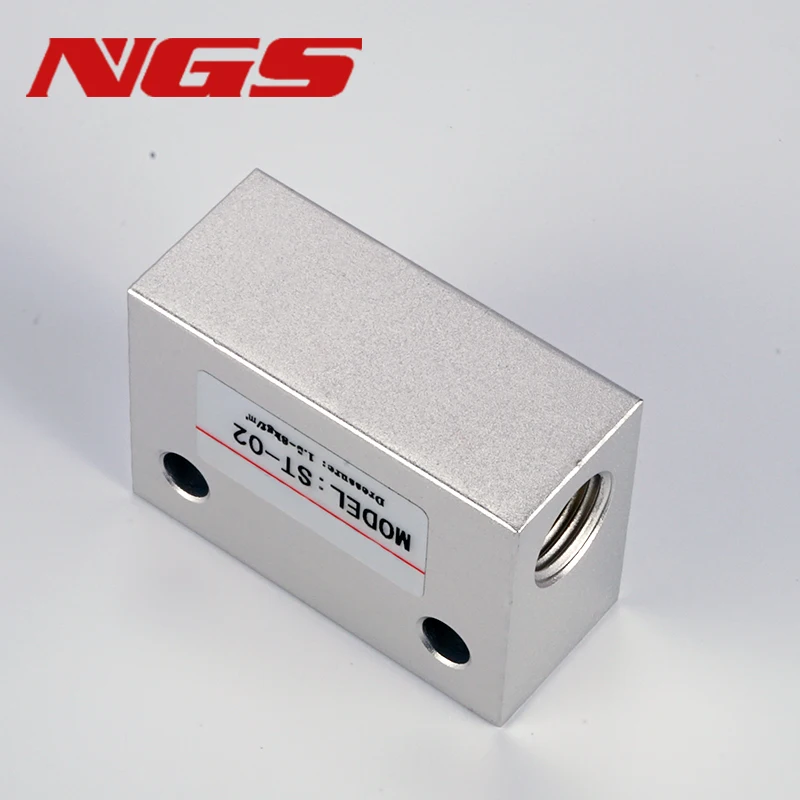 ST Pneumatic Shuttle Valve Flow Control Valve ST-01 ST-02 ST-03 ST-04 Logic Valve G1/8“ G1/4“ G3/8“ G1/2“