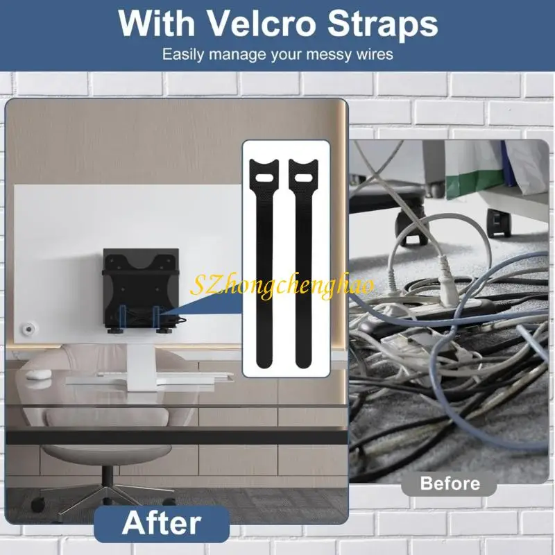 Adjustable Thin Client Mount Bracket Mount Small PC Monitor Arm Stand Mount 601D