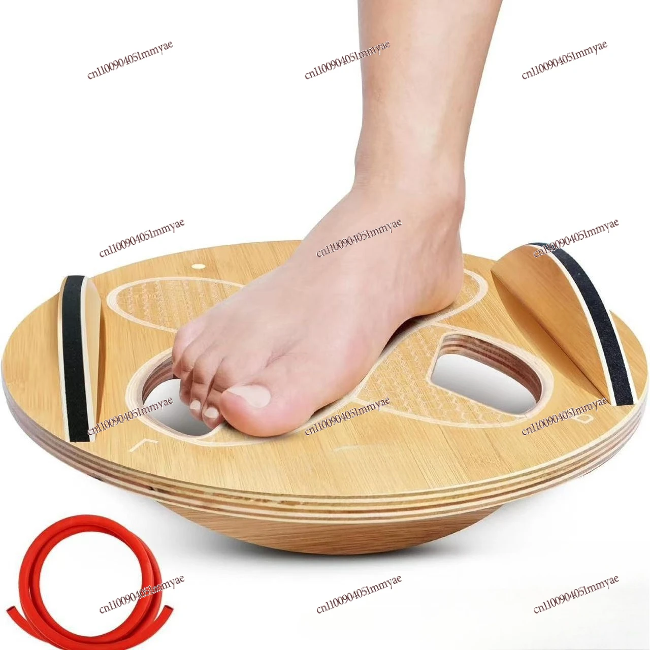 

Wooden Balance Board Swing Training Toe Balance Ankle Exercise Aids Wooden Balance Board