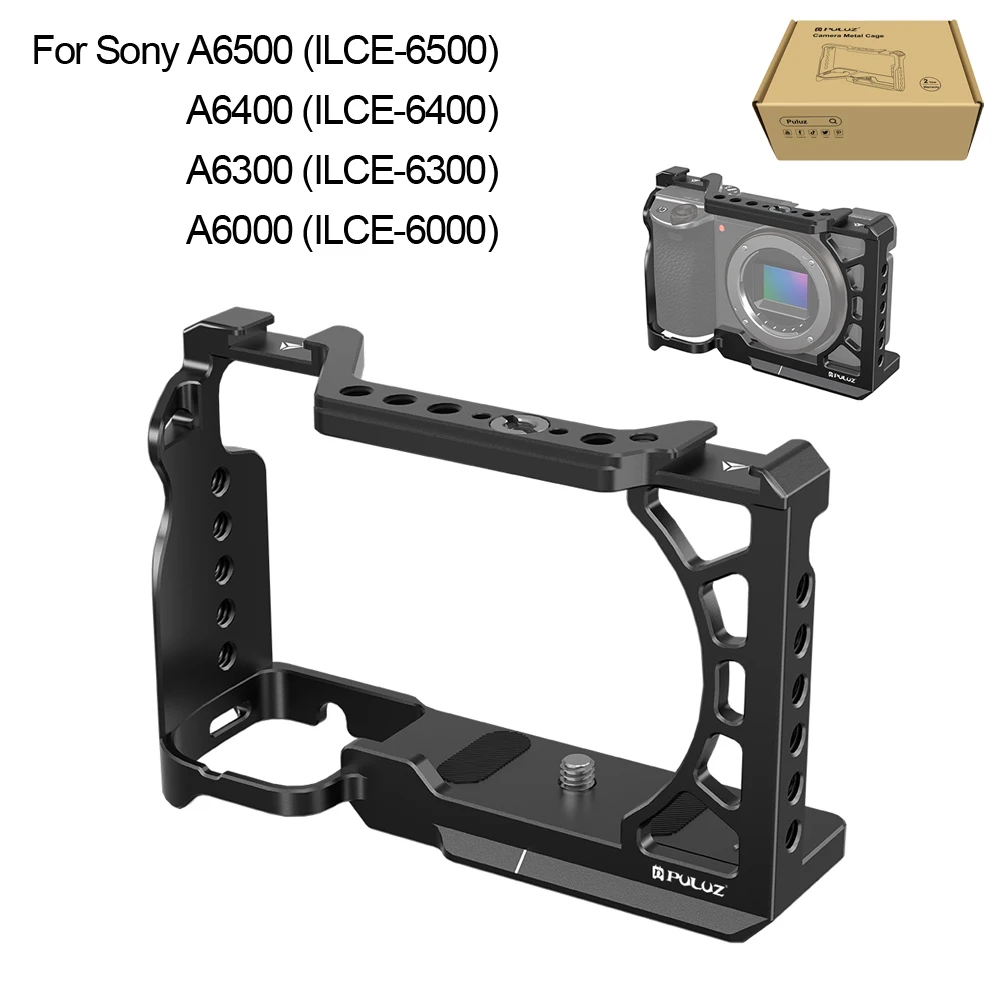 

Металлическая стабилизирующая рамка PULUZ для видеокамер Sony A6500 ILCE-6500 / A6400 ILCE-6400 / A6300 ILCE-6300 / A6000 ILCE-6000