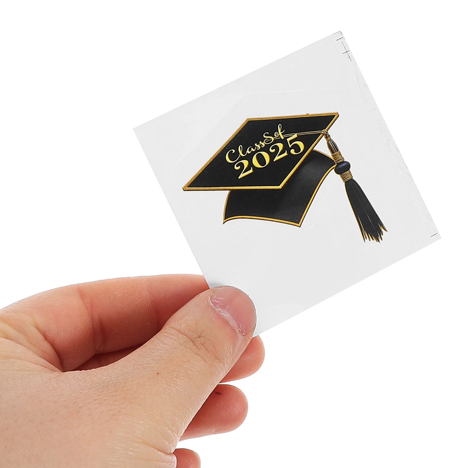 

24 Pcs Graduation Season Stickers Party Decorations Water Bottle Candy Bachelor Hat Graduate Cap Wrapper Preschool