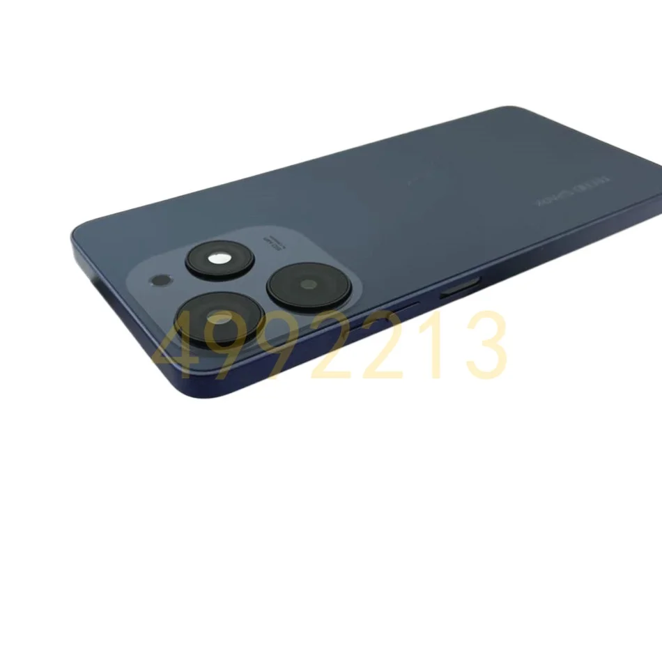 For Tecno Spark 10 Pro KI7 Battery Back Cover Middle Frame with Camera Lens+Side Button Housing Case Panel Replacement