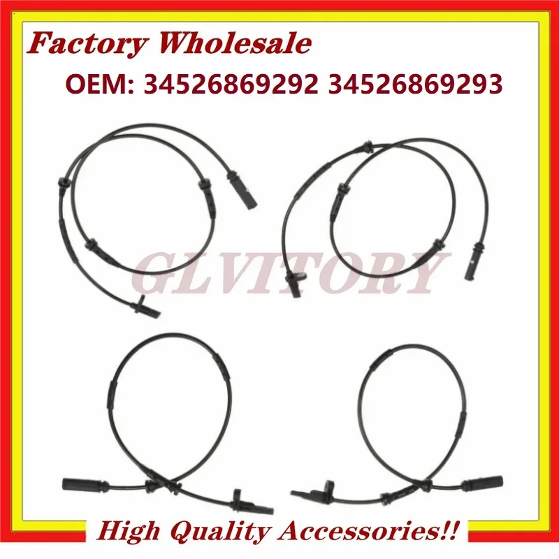 34526869292 34526869293   مستشعر سرعة العجلات الأمامية والخلفية اليسرى اليمنى ABS لسيارات BMW X3 F25 X4 F26 34526788644   FL FR RL RR
