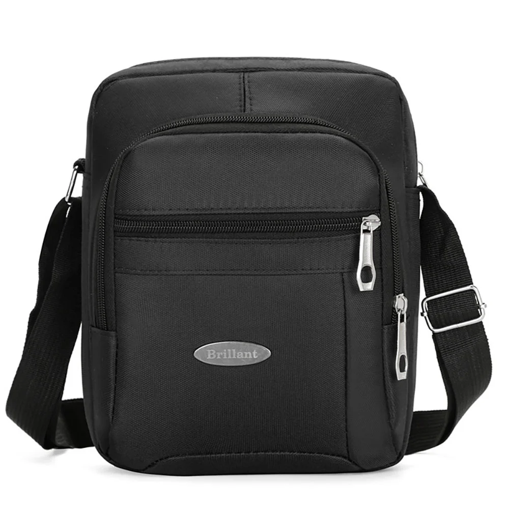 Bolsa de ombro de grande capacidade para homens e mulheres, bolsas crossbody Oxford impermeáveis, bolsos múltiplos, bolsa masculina, viagem, trabalhando