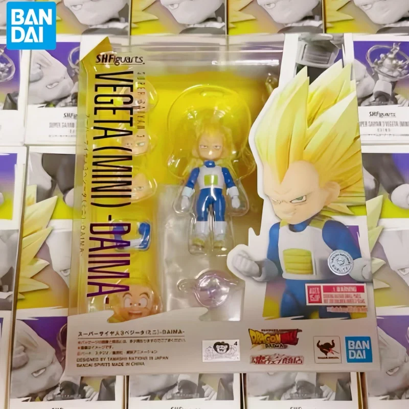 

In Stock 100% Original Bandai Sh Figuarts Shf Dragon Ball Daima SSJ3 Vegeta Action Figures Anime Model Toys Collection Gifts