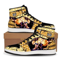 Agatsuma Zenitsu Men's Anime Shoes Demon Original High Top Shoes Low Top Shoes Role Playing Costume Accessories Gift for Boys