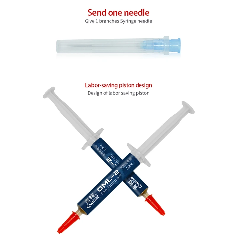 Qnplum-ファン潤滑剤グリース、コンピュータデスクトップのシャーシ、ファンベアリング、QML-2、サプライ、新製品に適しています