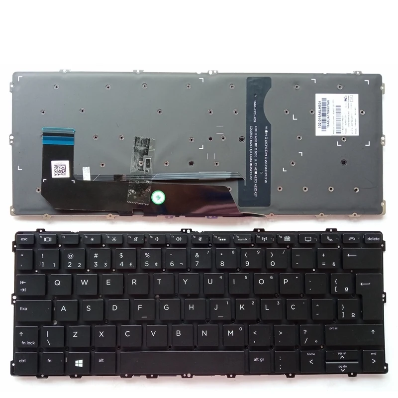 US/SP/RU/UK/BR for HP EliteBook X360 1030 G2 1030 G3 1030 G4 HSN