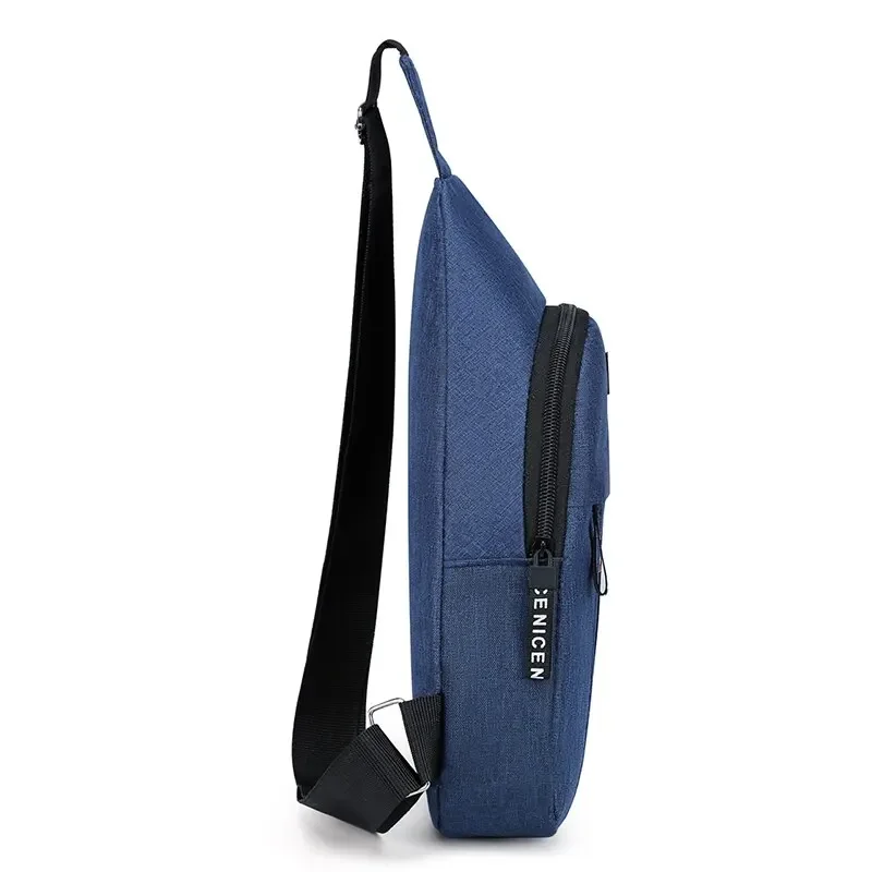 Bolso de pecho para hombre, bandolera, nueva lona de nailon, informal, deportivo, de viaje, de un solo hombro, estilo para hombre