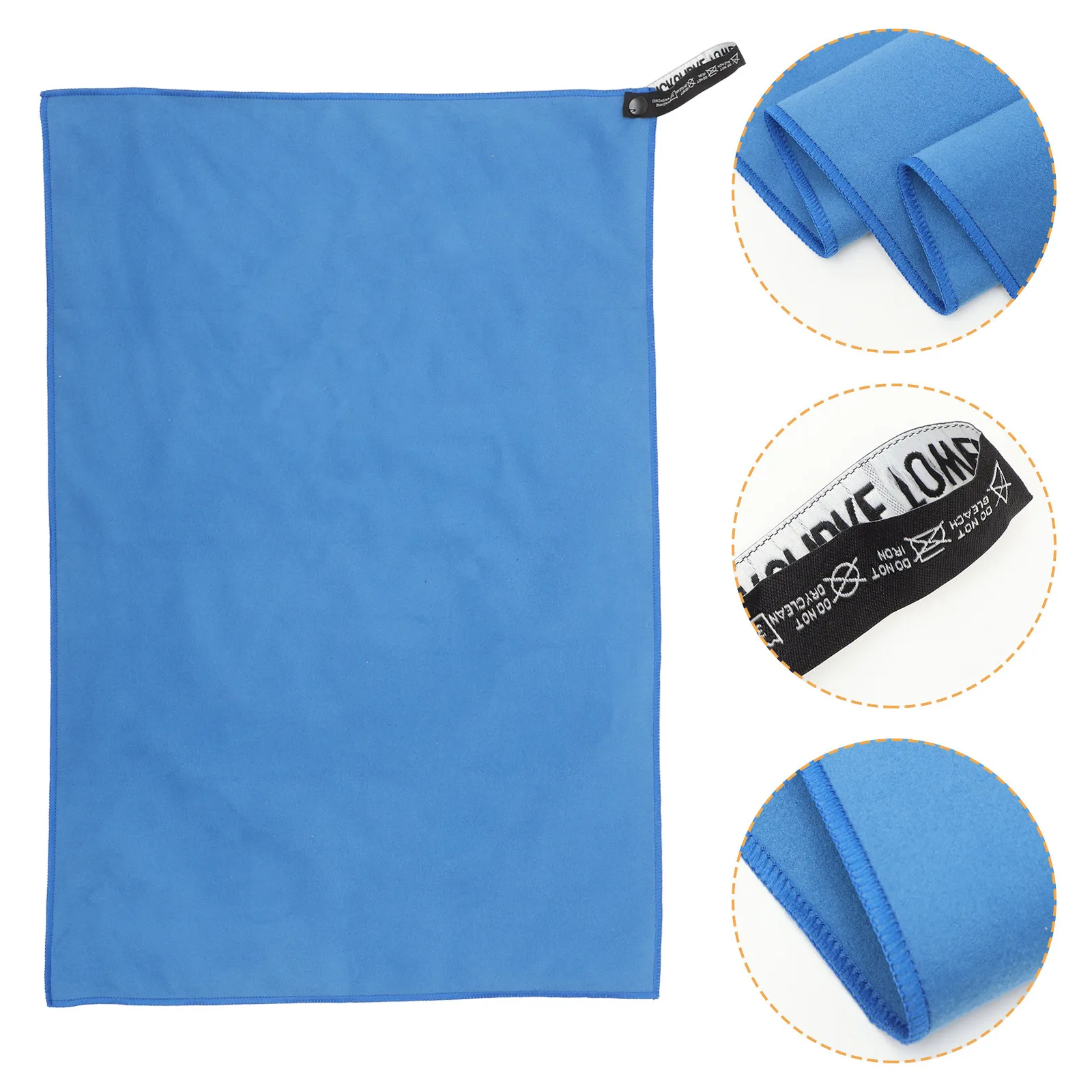 High Performance Quick Dry Gym Towel Microfiber Absorbent Wear Resistant Pilling Free Portable Foldable Fitness Towel for Men