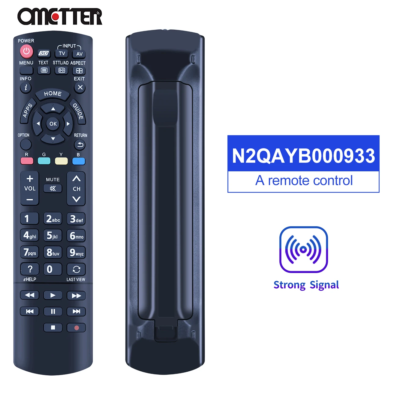 New N2QAYB000933 Remote Control Fit for TH-60AS700A TH55AX670A TH60AS740A TV Substitutes N2QAYB000854