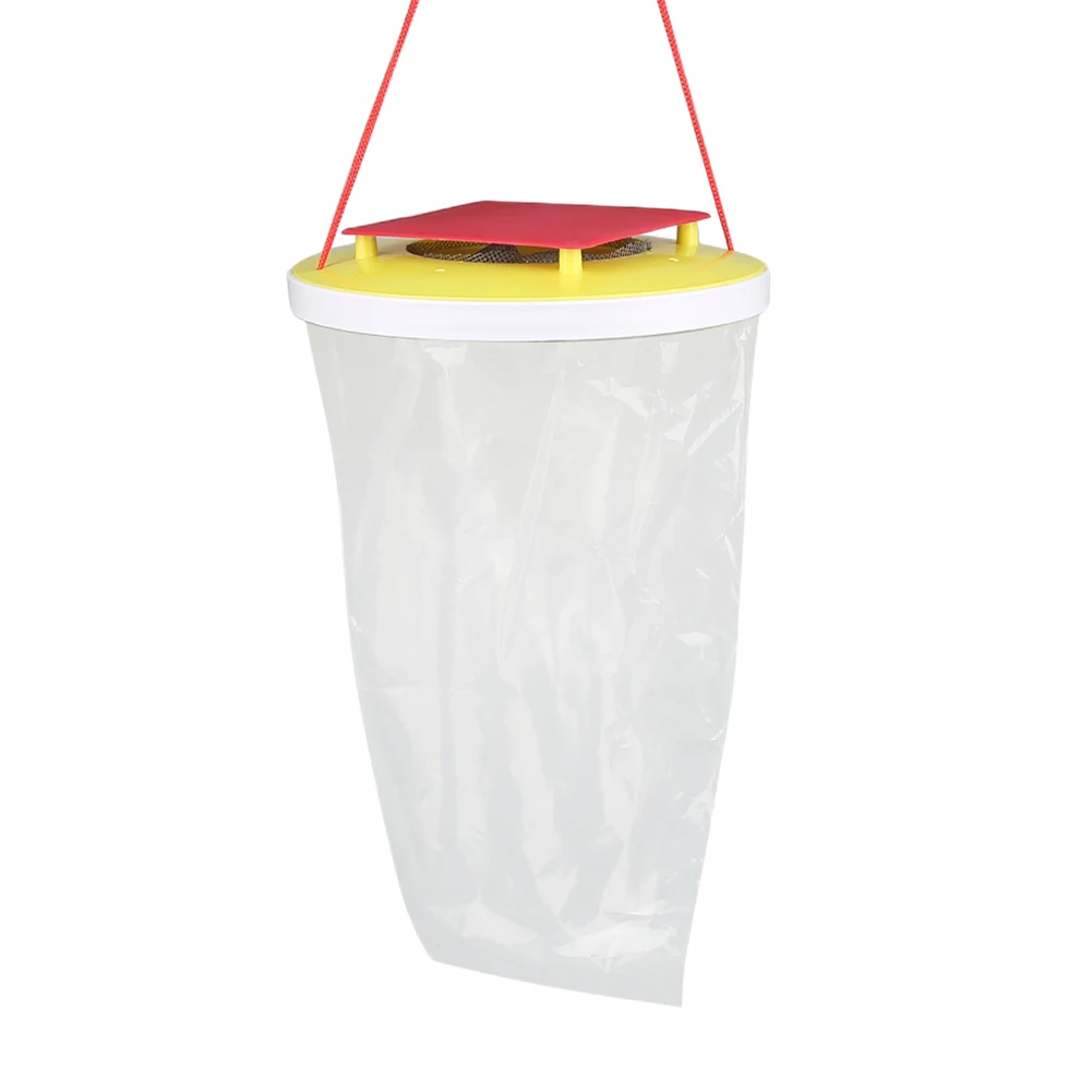 Fly Wasp Insect Bug Killer Disposable Flies Trap Non Toxic Flycatcher Bag with Bait for Parks/Canteens/Restaurants/Farms Outdoor