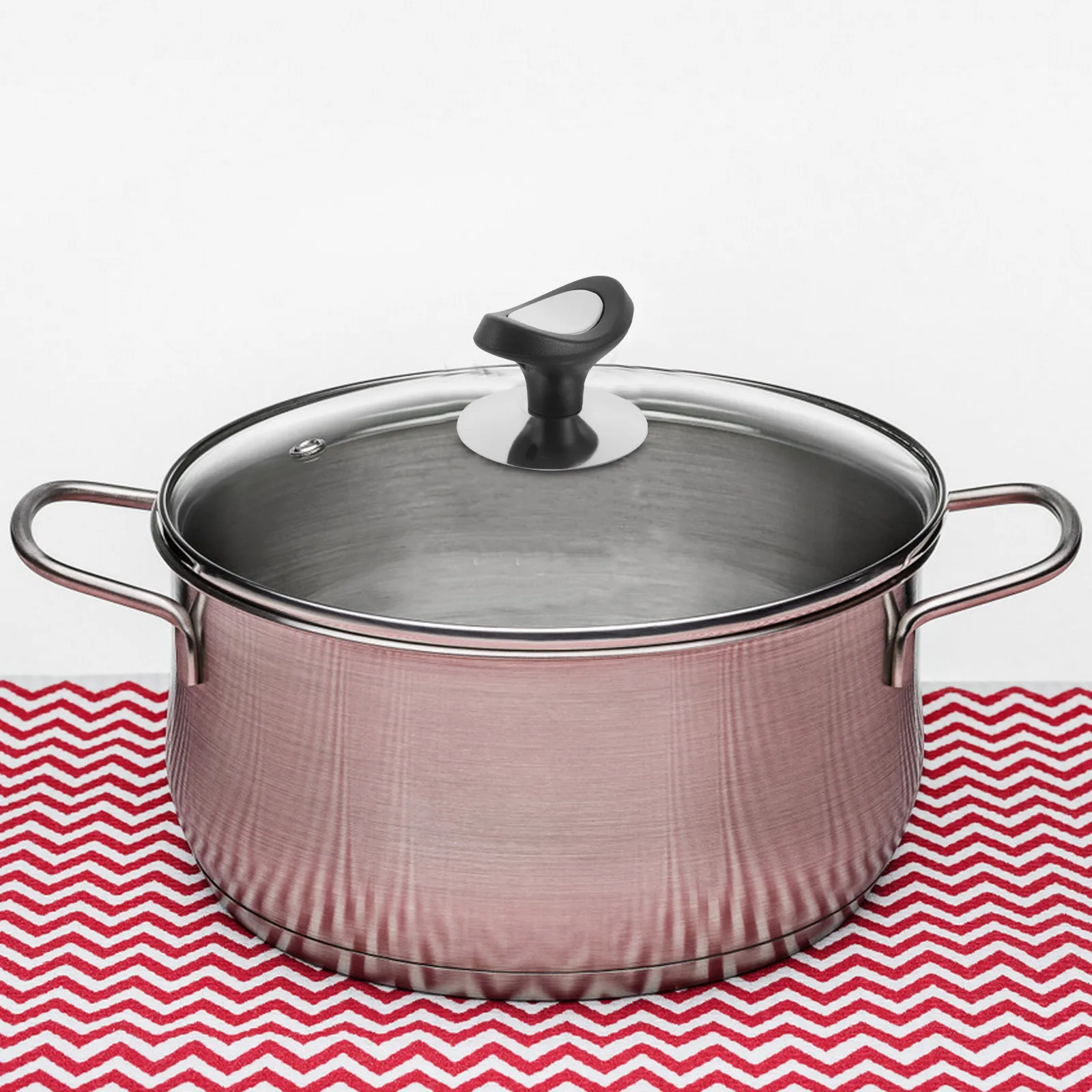 

10Pcs Pot Lid Wood Knob Replacement - Comfort Grip Handle for Saucepan and Pan Covers High Temp Resistant Universal Fit Easy to