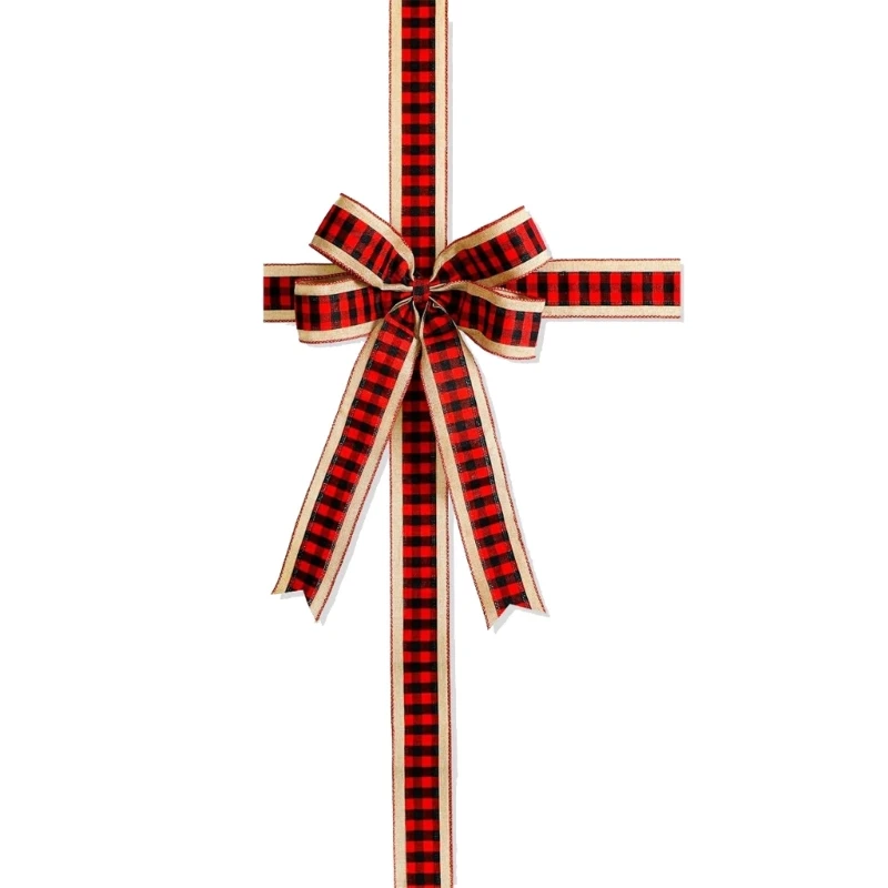 

Sturdy Christmas Bowknot for Cabinet Hanging Holiday Decoration Enhancers