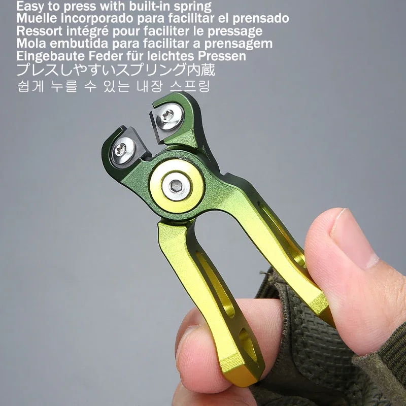 1 Pcs Multi-functional Mini Fishing Pliers Fishing Scissors Compact and Lightweight Outdoor Scissors Gradient Colour Options
