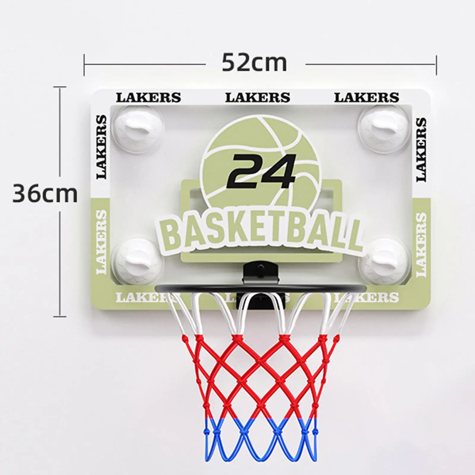 

Indoor Basketball Hoop Backboard Games Folding Equipment Wall Mounted Suction Cup for Yard Sports Indoor over The Door Family
