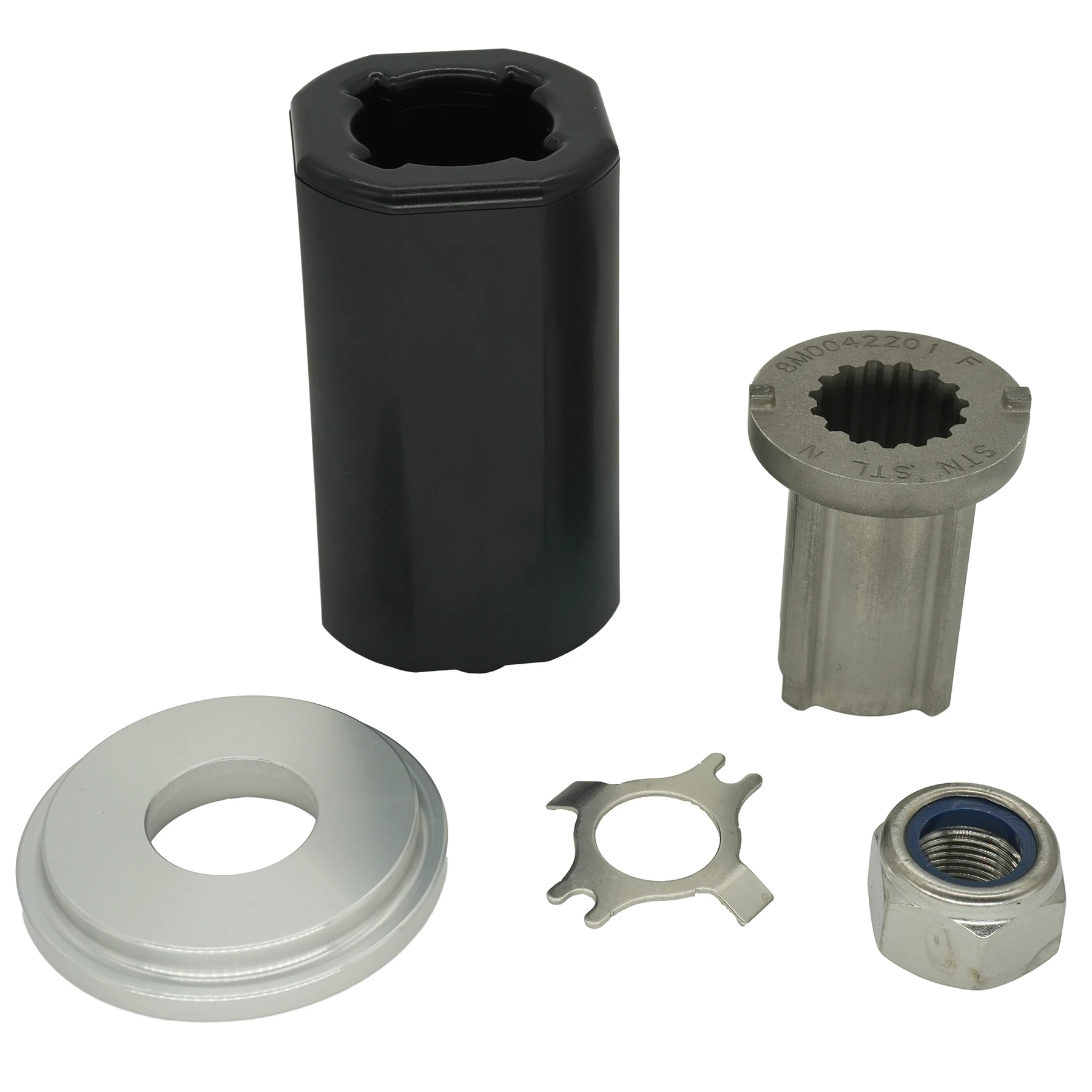 835257Q1 Boat Motor Flo-Torq 2 Hub Kits for Mercruiser Alpha One Bravo 1 Mercury Mariner 60-300 HP Outboard Engine 8M0150152