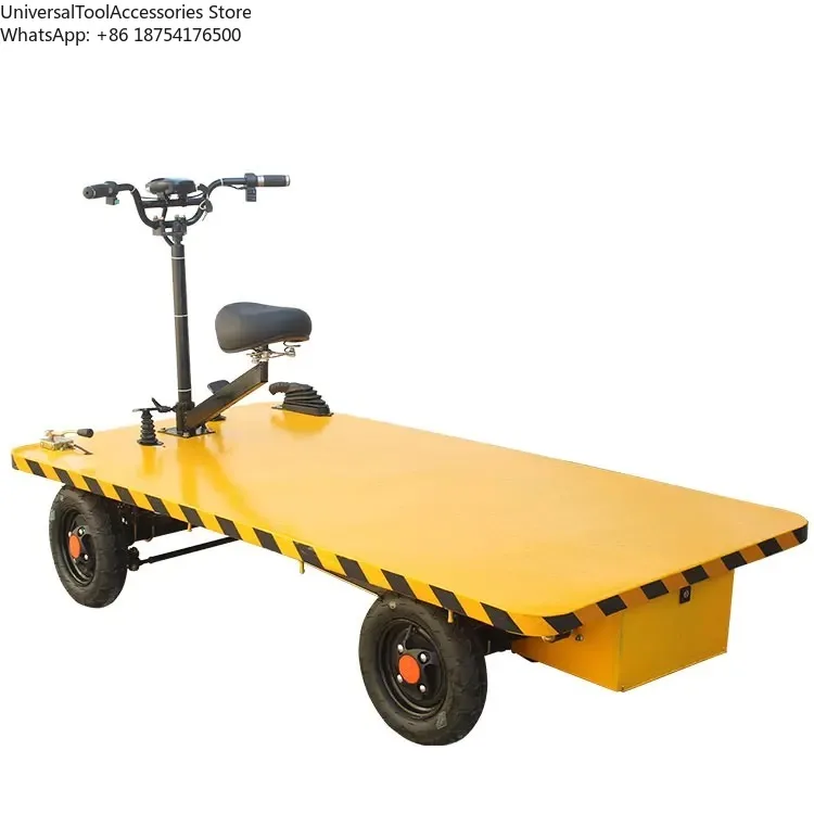 

Wholesale Heavy Electric Platform Cargo Trolley Electric Four Wheel Trolley for Moving