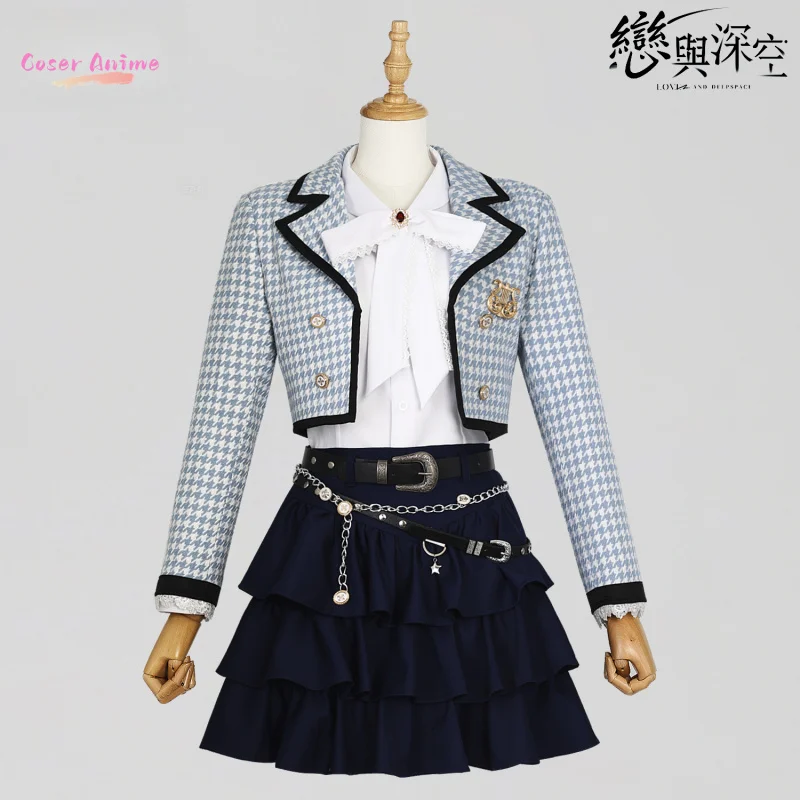 

Game Love and Deepspace Heroine Cosplay Costume Uniform Halloween Party for Women Men Carnival Props