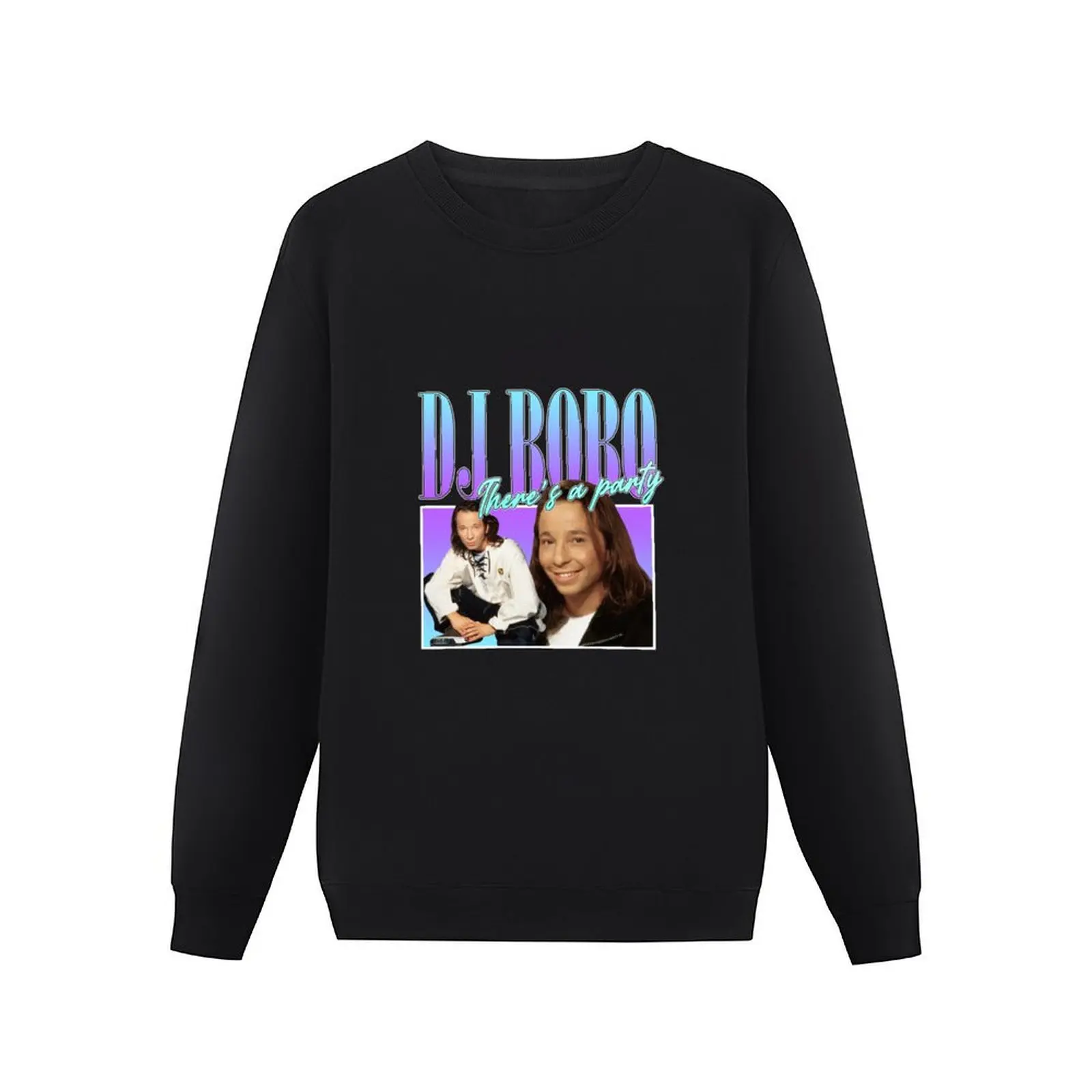 DJ Bobo 90s Style Eurodance Pullover Hoodie mens clothes korean style clothes mens designer clothes oversize sweatshirt