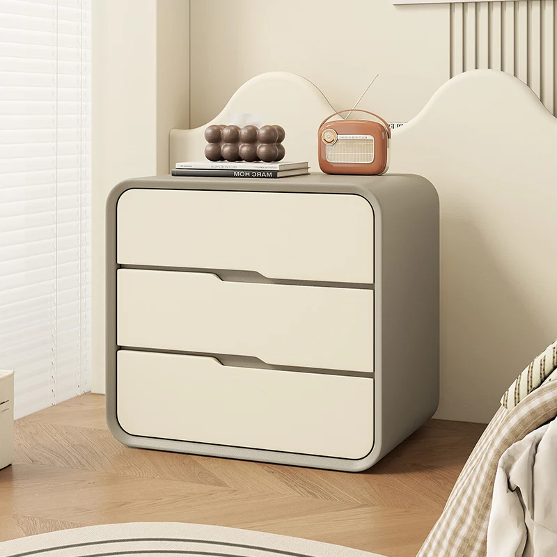 Hiding Bedside Table Adult Armoires Space Age Console Bedside Table Salon Stackable Living Room Stolik Nocny Wooden Furniture