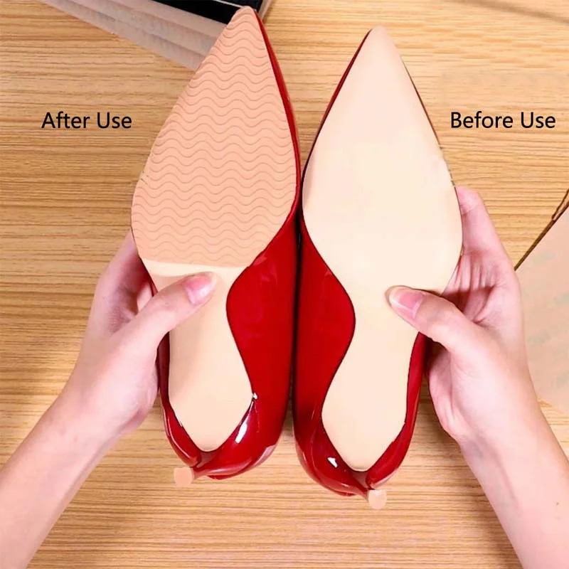 Shoes Sole Protector for Women High Heel Anti Slip Patch Rubber Repair Outsole Replacement Stickers DIY Care Kit Accessories Pad