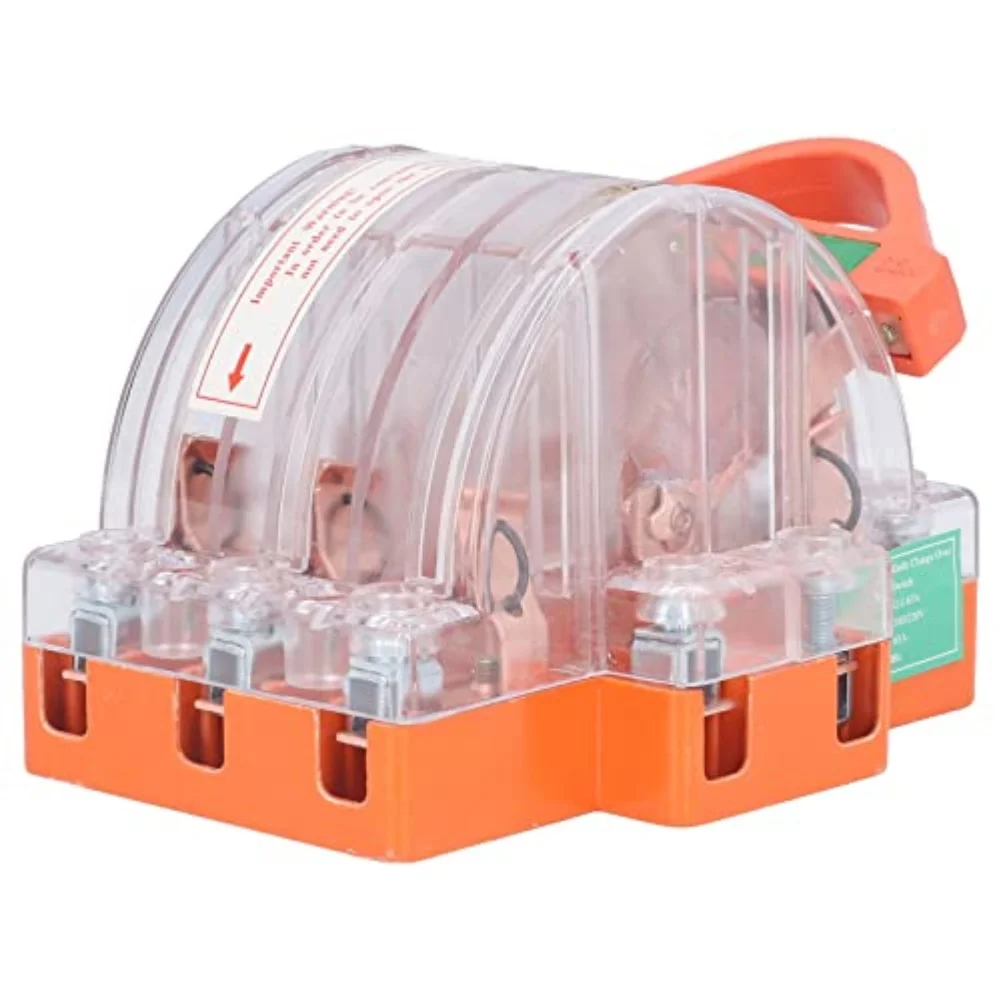 Two-Way Control 3P Power Switch For Home Use Easy Installation Protective Clear Cover Dual-head Electric Pre-prepared Terminals