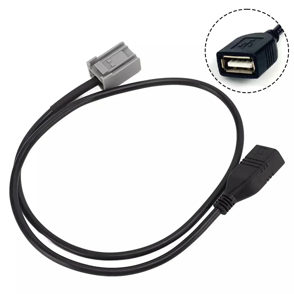 Newest Car USB AUX Cable Wire Adapter Audio Media Music Interface For Mitsubishi Direct Replacement Car Accessories