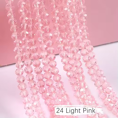 2mm 4mm 6mm 8mm Rondelle Austria Crystal Beads Faceted Glass Beads Loose Spacer Beads for DIY Bracelet Garment Making - Image 48