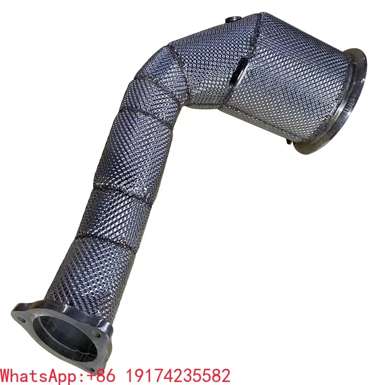 

High Flow Catted Exhaust.Downpipes for Porsche Cayenne 958 Downpipe