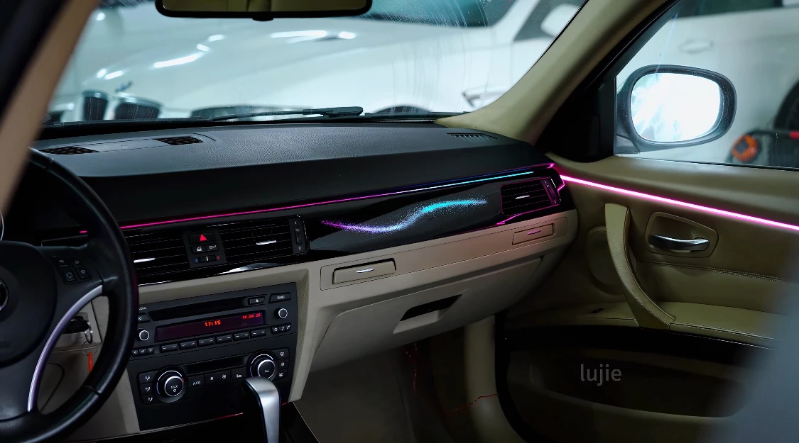 2005-2012 Dynamic Starry Sky Interior Ambient Light Full Color Flashing Panel No Damage Car Upgrade Accessories