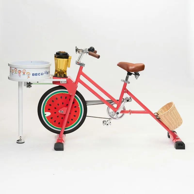 

Human-powered children's interactive rotating art painting bicycle, exercise fitness, and juicing integrated bicycle