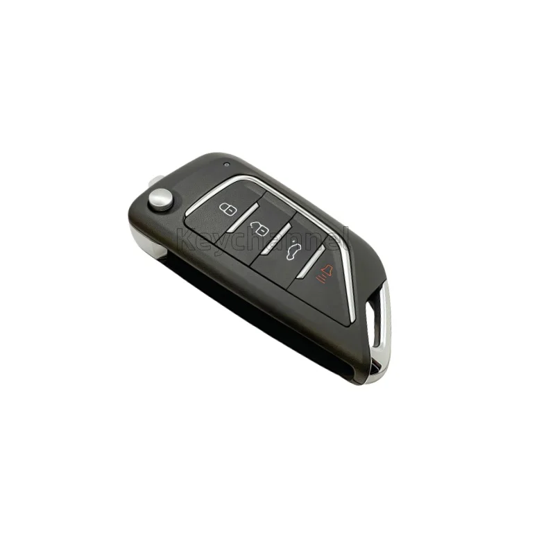 1PCS 4 Button Xhorse XKCD02EN Remote Shell Car Key Shell KD B21-4 NB21 Flip Remote Case VVDI Remote Shell No Key Blade No PCB