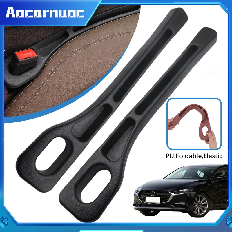 

Car Seat Gap Plug Strip Side Seam Car Gap Filler Leak Proof Seat Gap Storage Organizer For Mazda 3 BL Mazda3 2010 2011 2012 2013