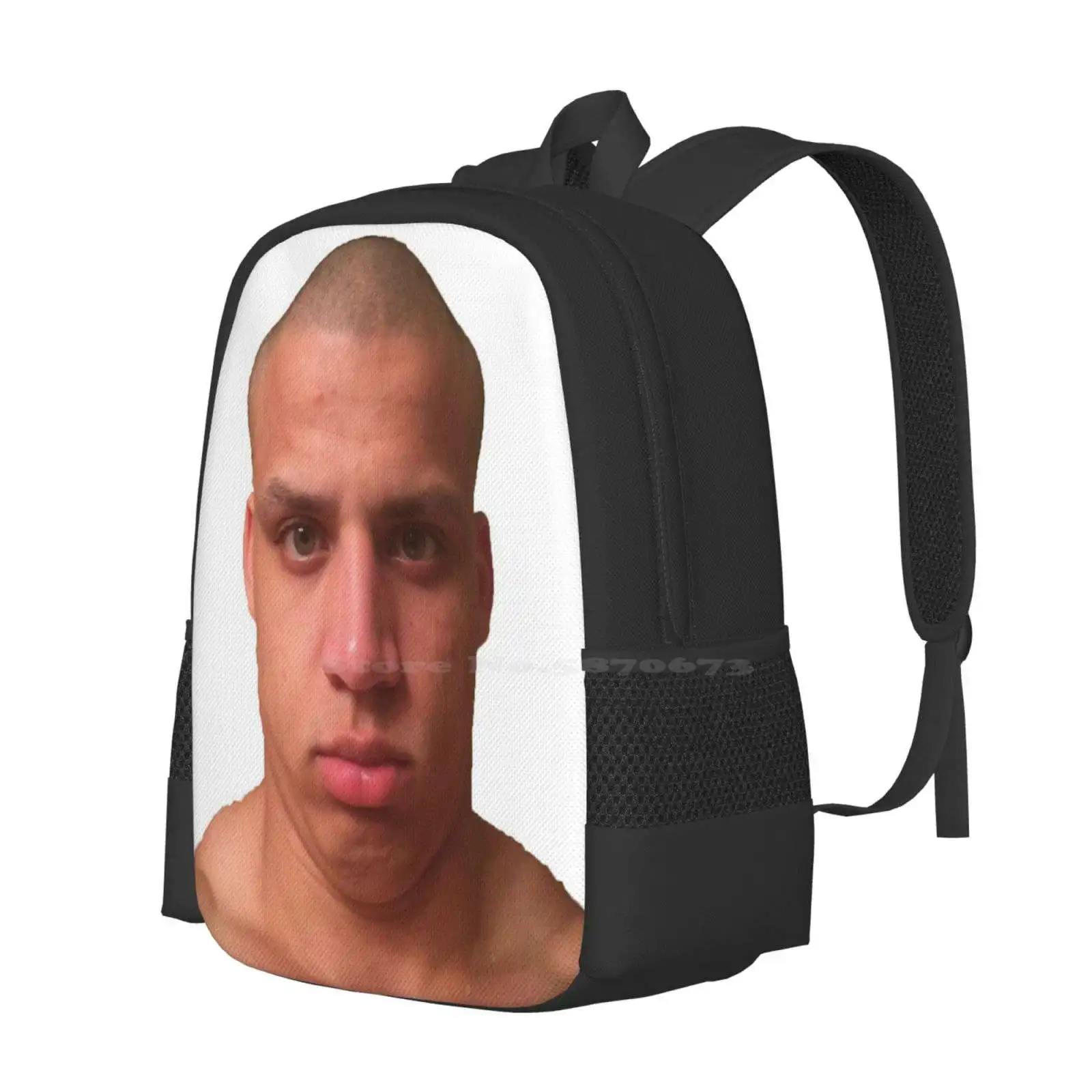 Funny Face Pattern Design Laptop Travel School Bags Brkh Loltyler1 Tyler1 Tyler Twitch Funny Streamer Greekgodx Greek