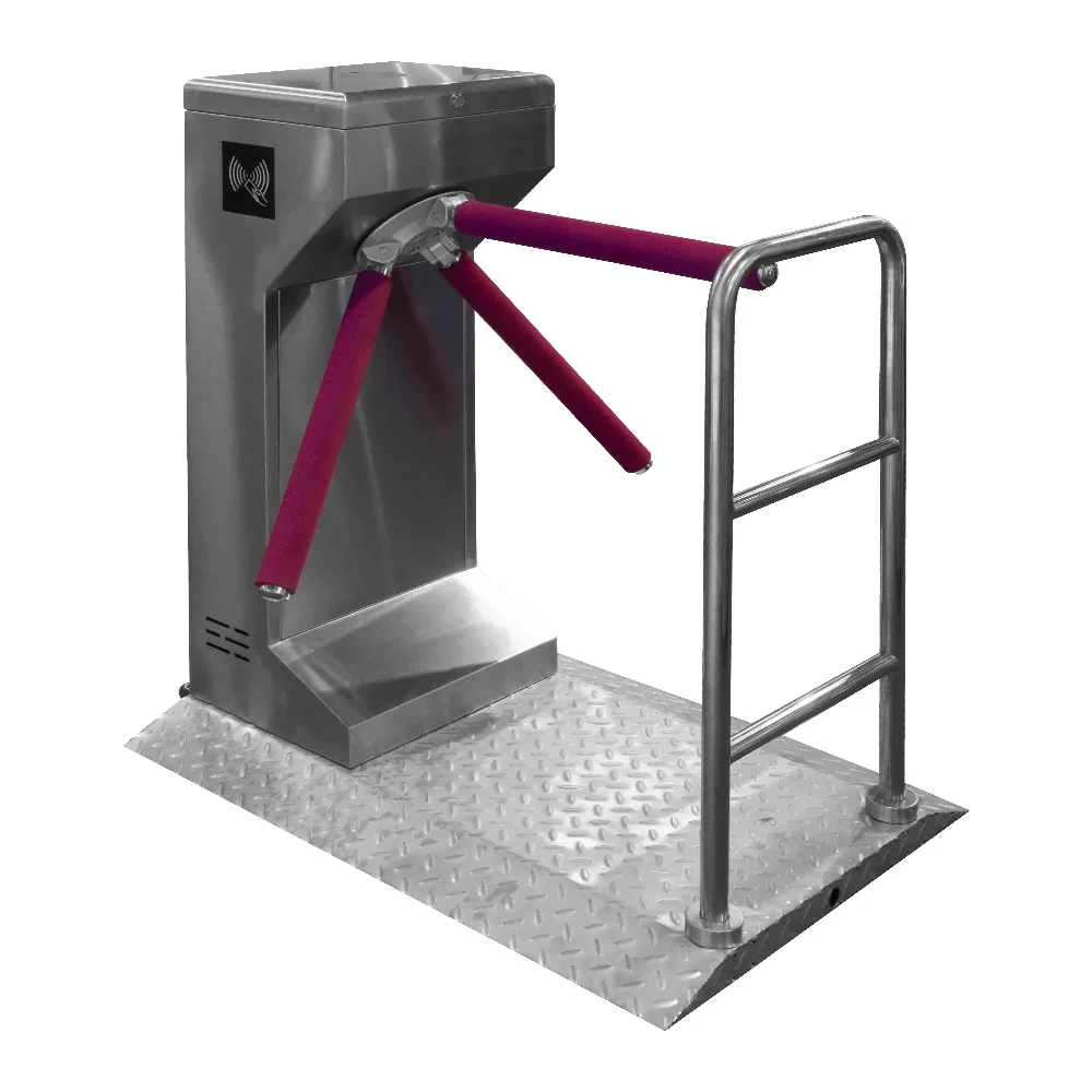 Manufacture supply factory price access control tripod turnstiles with Face recognition RFID card