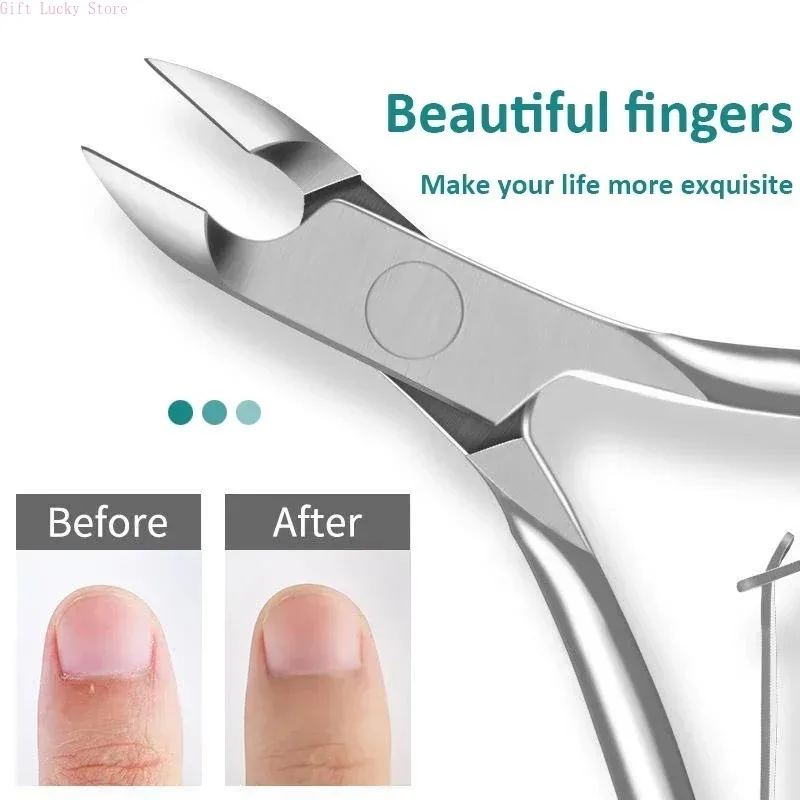 

Professional Nail Nipper Stainless Steel Cuticle Nail Clipper Art Manicure Pedicure Care Trim Plier Cutter Beauty Scissors Tool