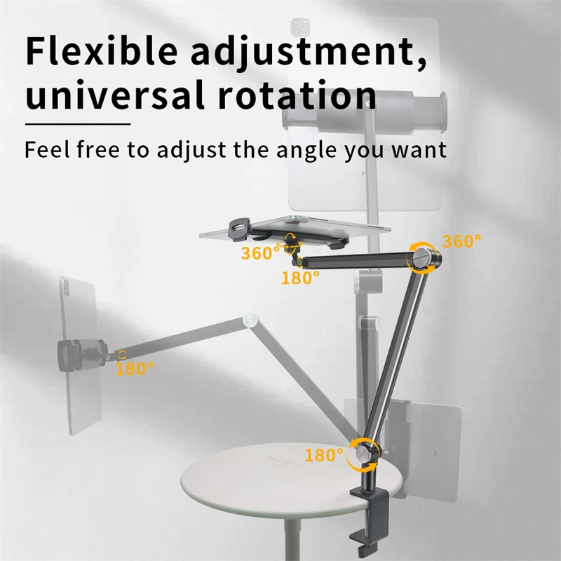 Imagem -04 - Portátil Suporte de Tela Dobrável Tablet Stand Suporte do Portátil Tela Ajustável Max 16 Polegada Expansão Rotação da Tela Externa