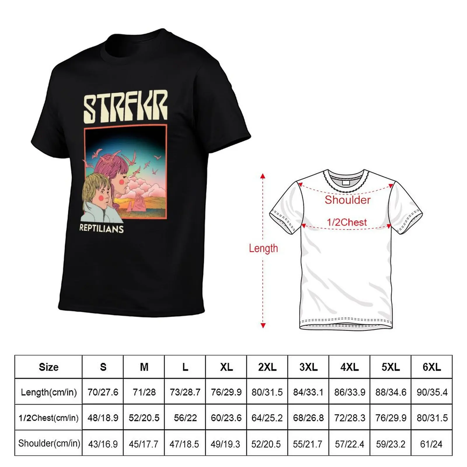 STRFKR T-Shirt customizeds boys animal print vintage t shirt men