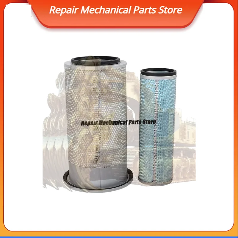 

For 600-181-6820 600-181-6740 For Komatsu PC200-6 PC220-6 Air Filter 600-181-6820 600-181-6740