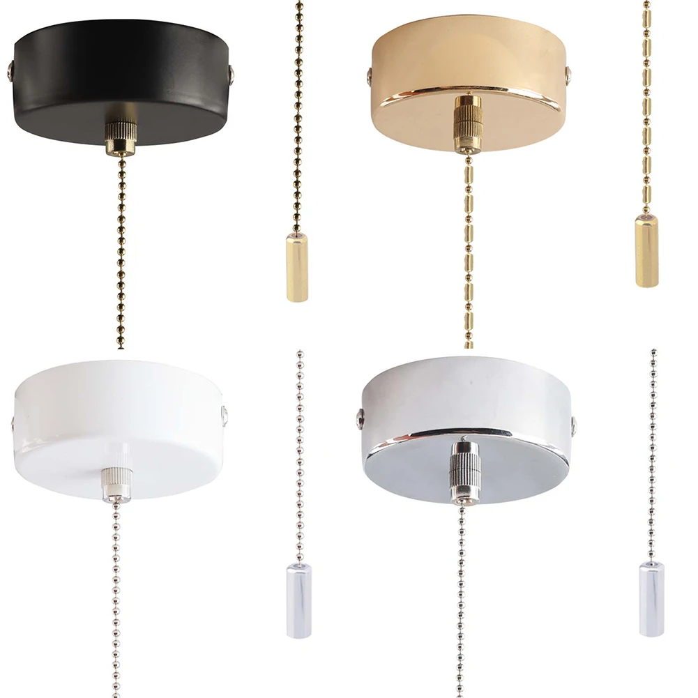 Pull Cord Light Switch With 150cm Chain Lamp Pull Cord Switch Bathroom Ceiling Light Lamp Pendant Light Pull Cord Switch